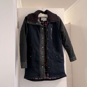 RVCA Sherpa collar coat women’s